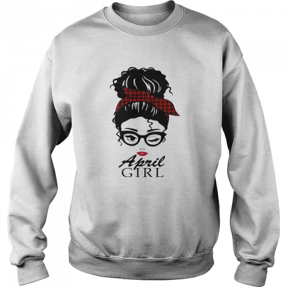 April Girl Birthday Graphic Cute Unisex Gift Sweatshirt